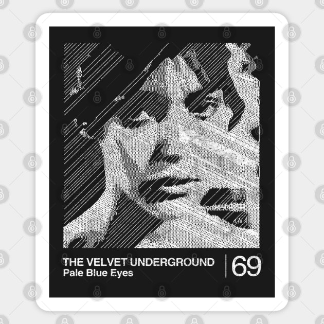 The Velvet Underground / Minimalist Graphic Artwork Design Sticker by saudade